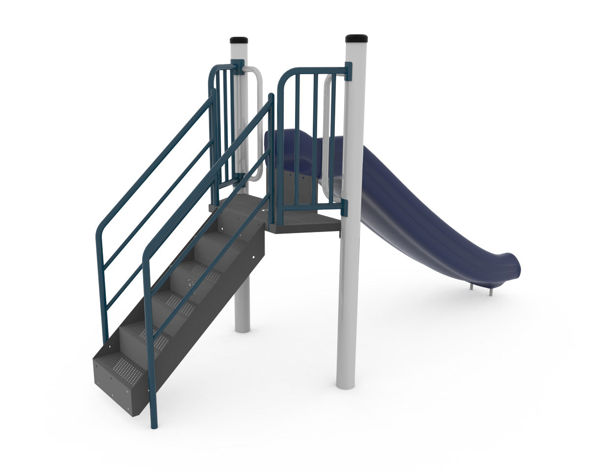 Tobogan 1.3m Escalera de Chapa (538)