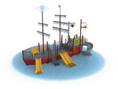 Barco Galeón Acuático