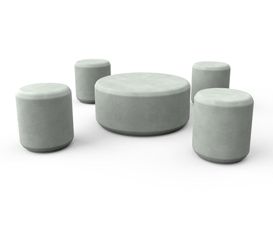 Conjunto Mesa Baja Indra - Crucijuegos Arredo urbano