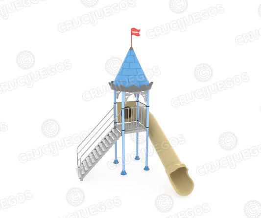 Tobogán Acuático Rotomoldeo - Crucijuegos Aquaria