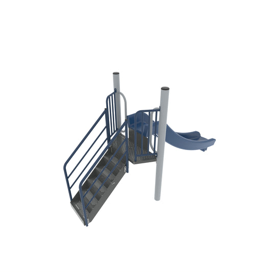 Tobogan 1.3m Escalera de Chapa - Crucijuegos Slides
