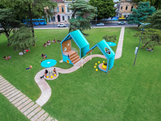 Street Room: una nueva instalación urbana que suma encuentro y diseño a Rosario