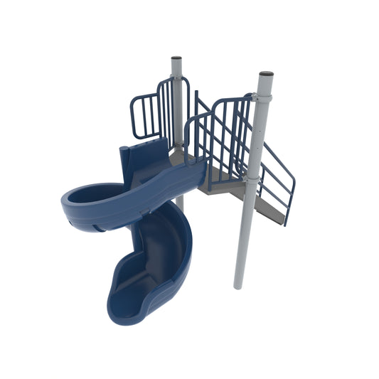 Tobogan Rulo 1.5m con Escalera - Crucijuegos Diapositive