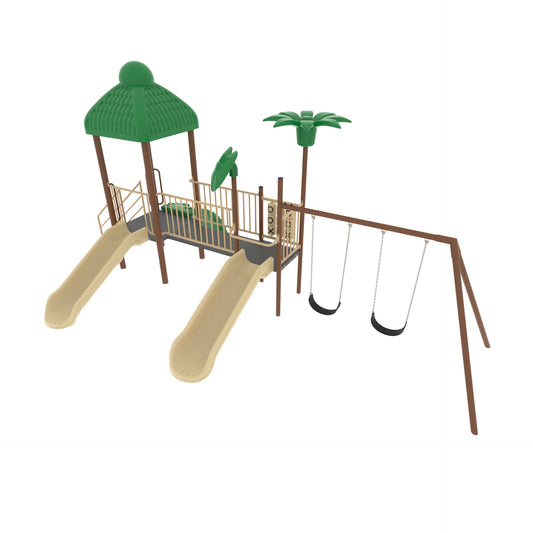 Selva dos torres con pórtico - Crucijuegos Children's Games